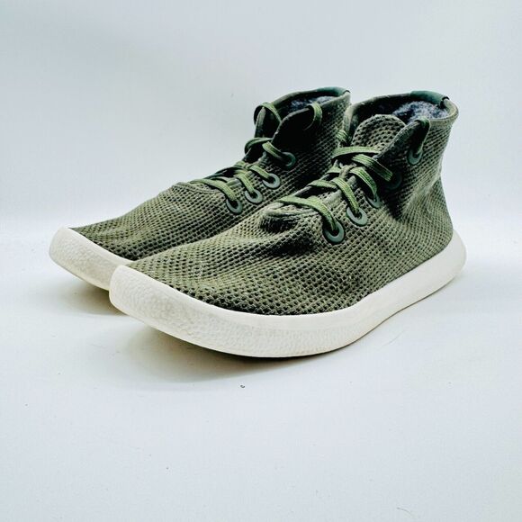 Allbirds Shoes Womens 10 Green Tree Toppers High Top Sneakers Comfort Casual - Picture 3 of 11